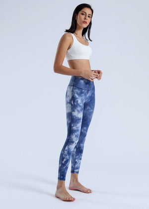 
                
                    Load image into Gallery viewer, FashionForward21 - Marble Leggings - Blue
                
            