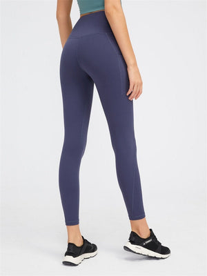 
                
                    Load image into Gallery viewer, FashionForward21 - High Waist 7/8 Ankle Legging with Side Pockets - Lilac
                
            